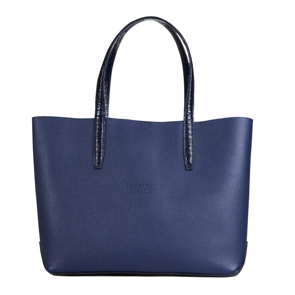 NEW BETHELHELENA totes up for it bag in navy-navy gloss crocodile